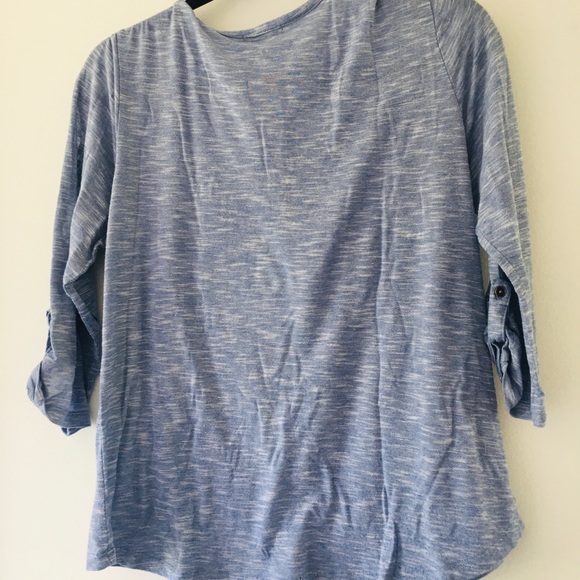 LACE SLEEVES | BUTTON DOWN | ROLL UP CUFFS | TUNIC - Picture 3 of 4